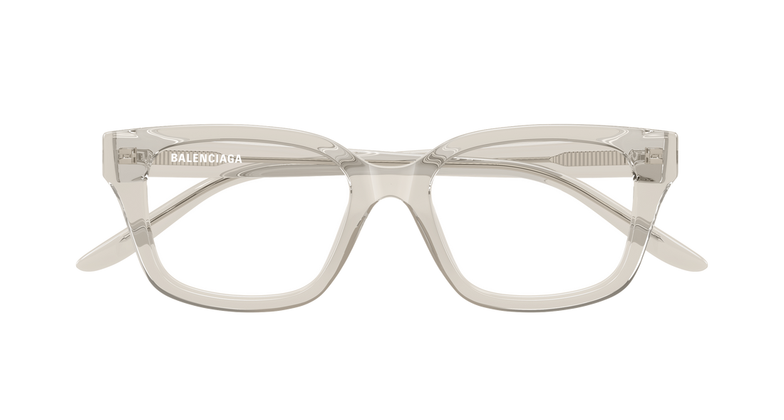 Brillen balenciaga bb0532o 009 beige rectangular / squared femenino größe 54mm - Detailansicht