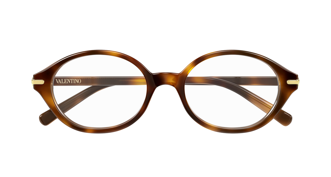 Brillen valentino vg0049o 002 havana round/oval/panthos femenino größe 50mm - Detailansicht