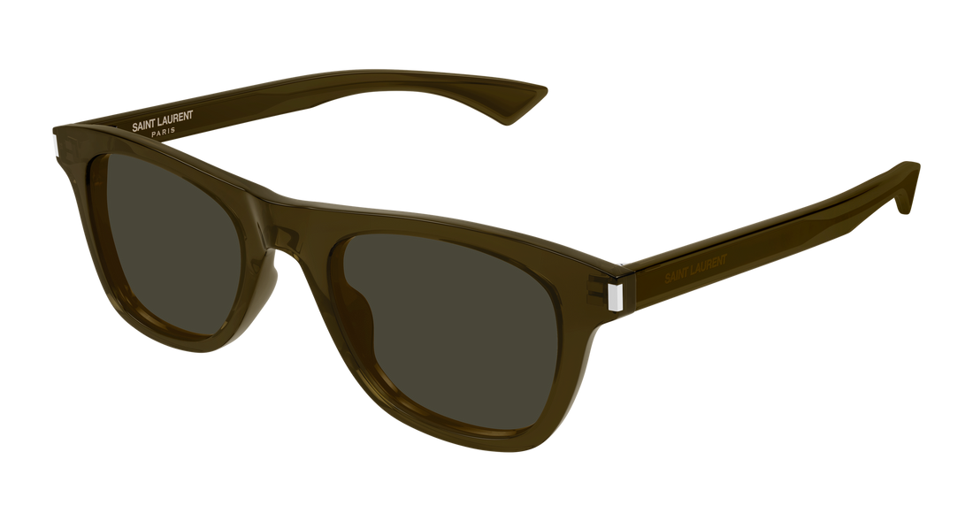 Óculos de sol saint laurent sl 879 004 marron rectangular / squared masculino tamanho 51mm - Vista principal