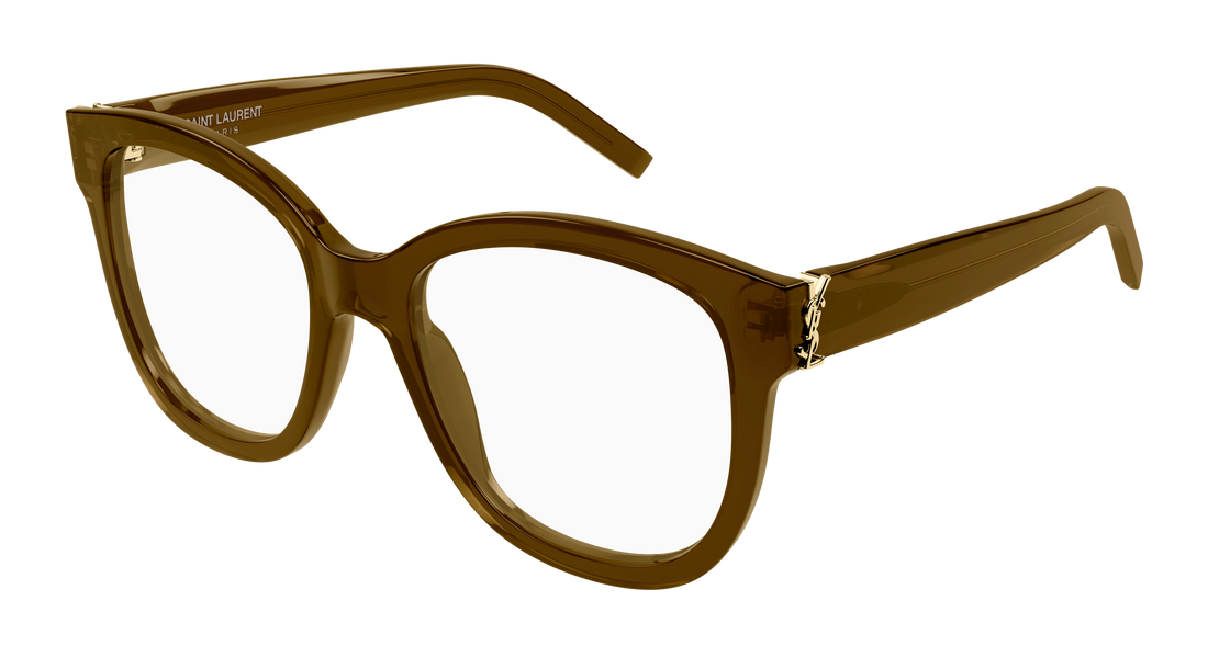 Lunettes de vue saint laurent sl m97 011 marron rectangular / squared femenino taille 54mm - Vue principale