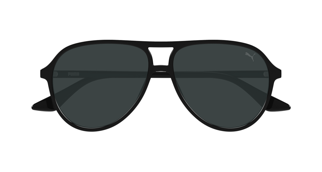 Occhiali da sole puma pu0523s 001 negro pilot/navigator masculino taglia 58mm - Vista dettagliata