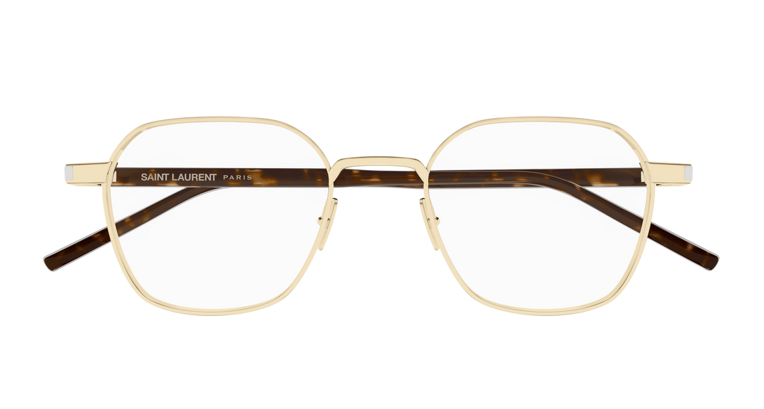 Brillen saint laurent sl 883 003 dorado round/oval/panthos unisex größe 48mm - Detailansicht