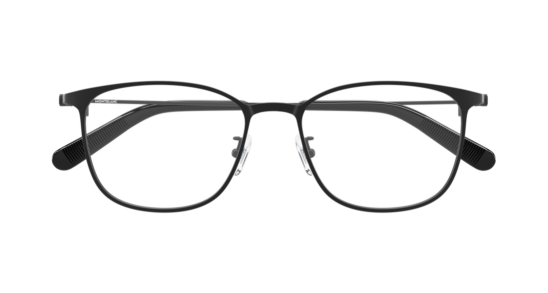 Occhiali da vista montblanc mb0463ol 001 negro rectangular / squared masculino taglia 54mm - Vista dettagliata