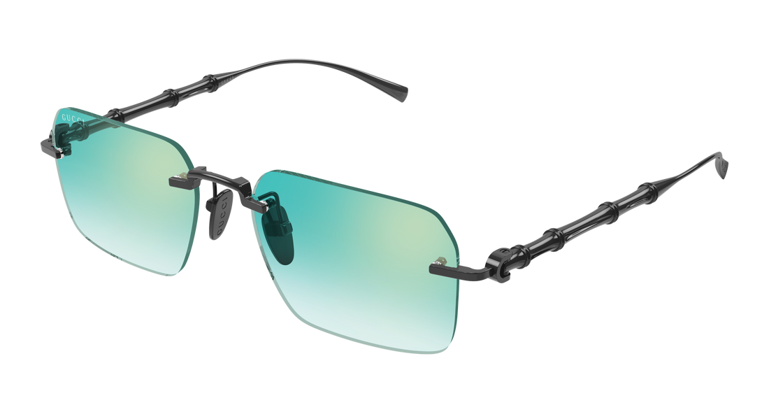 Óculos de sol gucci gg2154s 004 plateado rectangular / squared masculino tamanho 56mm - Vista principal