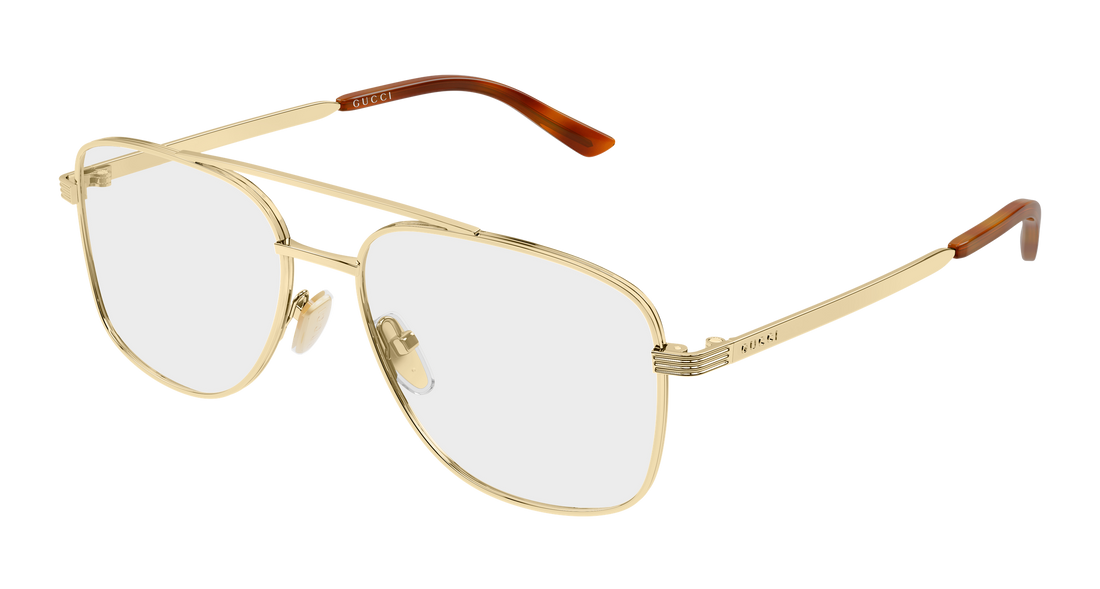 Lunettes de vue gucci gg2223o 005 dorado pilot/navigator femenino taille 57mm - Vue principale
