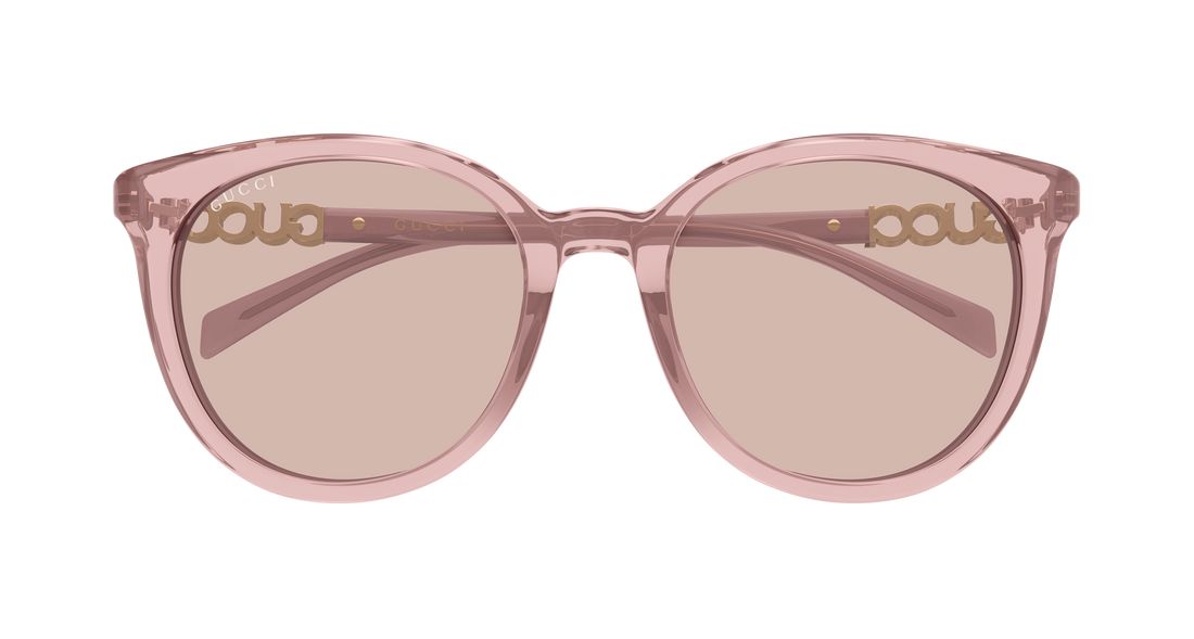 Lunettes de soleil gucci gg2209sk 003 rosa round/oval/panthos femenino taille 55mm - Vue détaillée