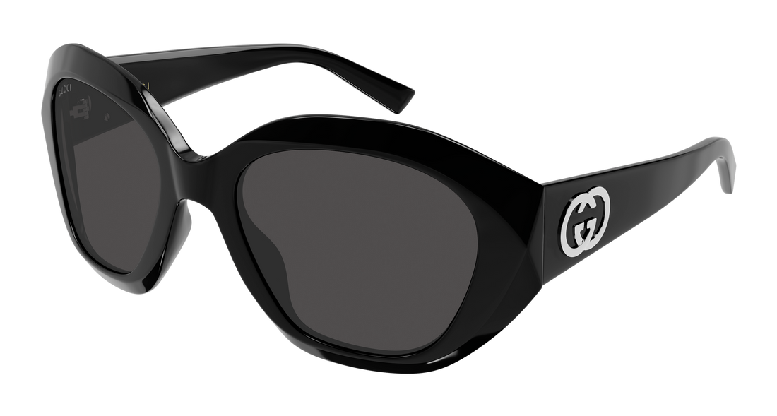 Sonnenbrillen gucci gg2200s 001 negro geometrical/directional femenino größe 56mm - Hauptansicht