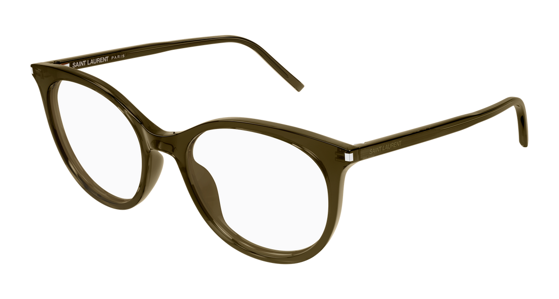 Brillen saint laurent sl 891 007 marron cat eye femenino größe 52mm - Hauptansicht