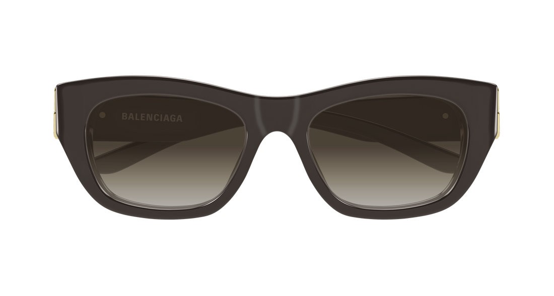 Lunettes de soleil balenciaga bb0506s 004 marron cat eye femenino taille 55mm - Vue détaillée