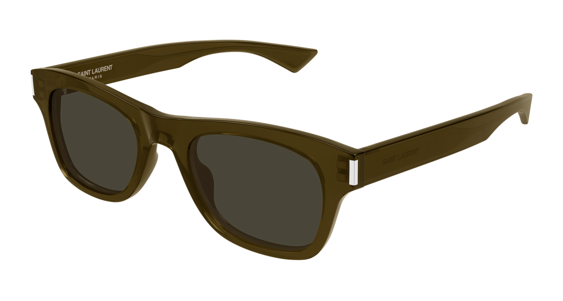 Óculos de sol saint laurent sl 877 004 marron rectangular / squared masculino tamanho 51mm - Vista principal