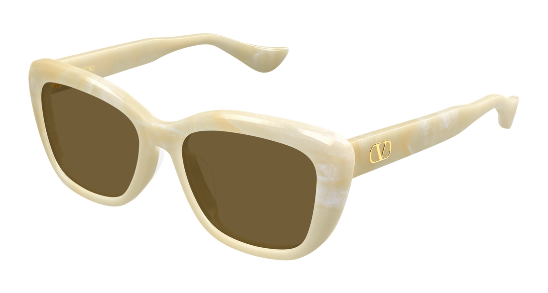Sonnenbrillen valentino vg0058sa 005 beige butterfly femenino größe 56mm - Hauptansicht