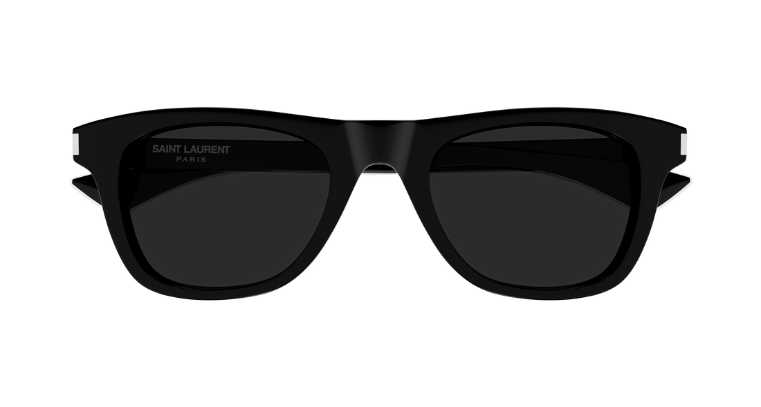 Óculos de sol saint laurent sl 879 001 negro rectangular / squared masculino tamanho 51mm - Vista de detalhe