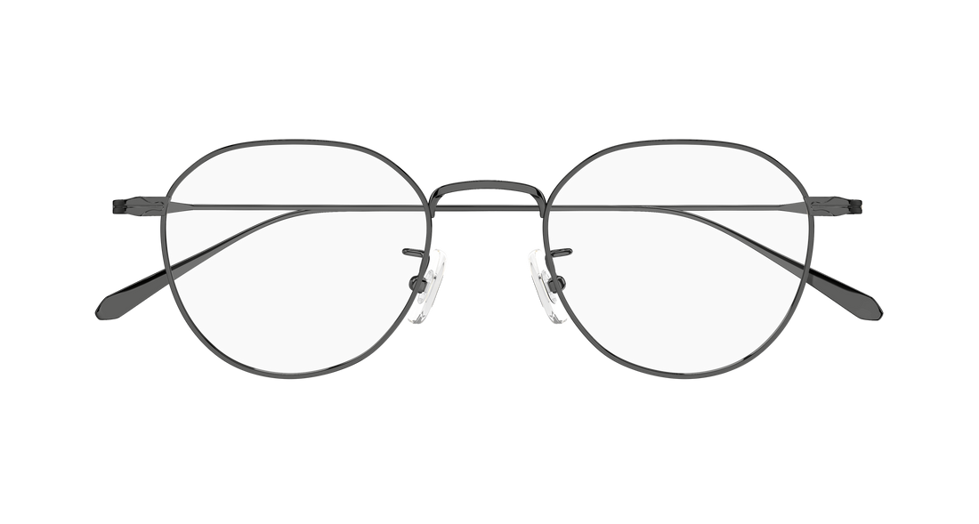 Occhiali da vista montblanc mb0476oa 003 plateado geometrical/directional masculino taglia 49mm - Vista dettagliata