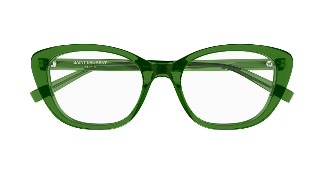 Lunettes de vue saint laurent sl 945 004 verde cat eye femenino taille 54mm - Vue détaillée