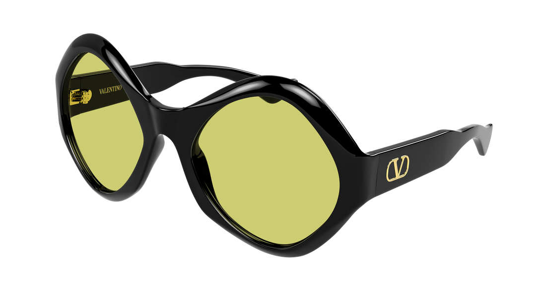 Lunettes de soleil valentino vg0069s 004 negro round/oval/panthos unisex taille 61mm - Vue principale