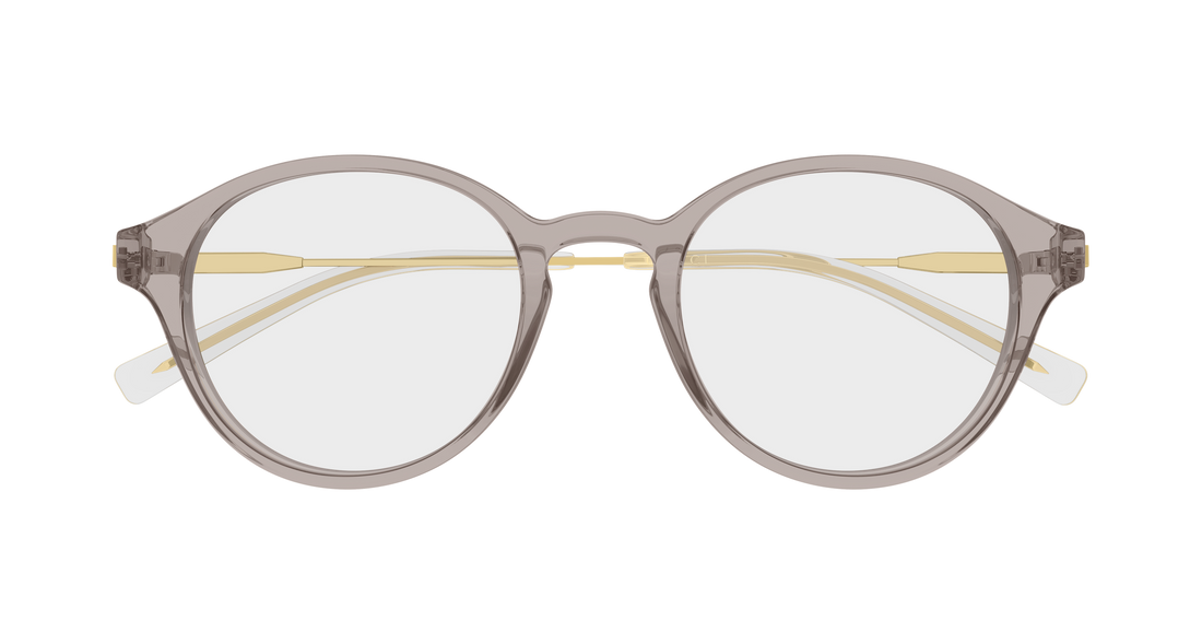 Lunettes de vue gucci gg2253ok 003 gris round/oval/panthos masculino taille 51mm - Vue détaillée