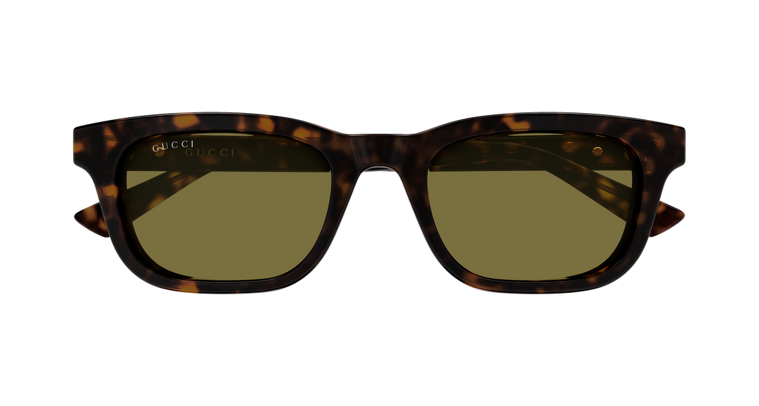 Lunettes de soleil gucci gg2248s 002 havana rectangular / squared masculino taille 51mm - Vue détaillée