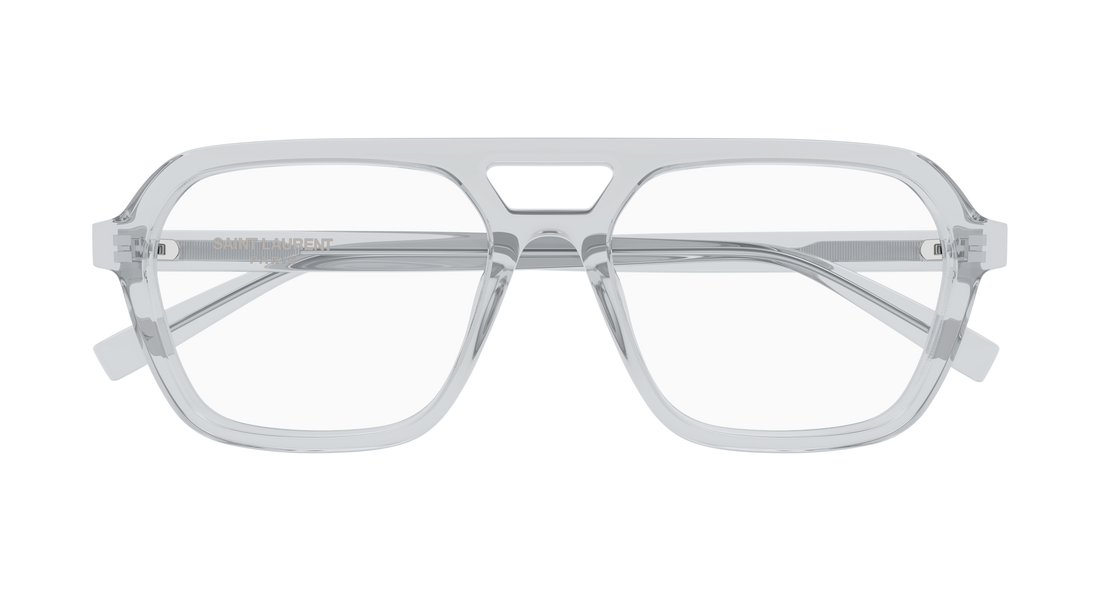 Lunettes de vue saint laurent sl 905 opt 006 gris rectangular / squared masculino taille 57mm - Vue détaillée