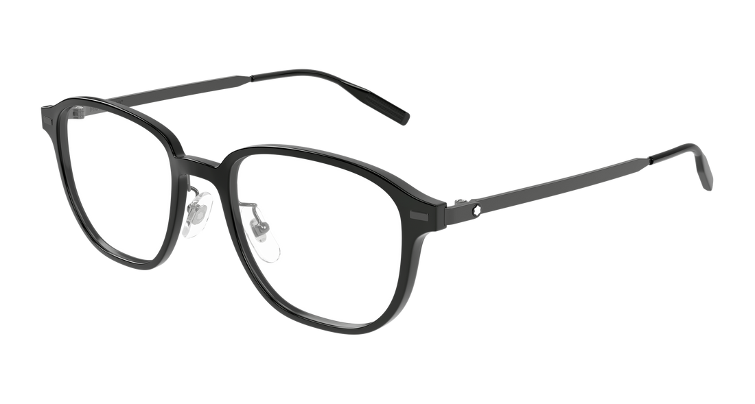 Occhiali da vista montblanc mb0466oa 001 negro geometrical/directional masculino taglia 52mm - Vista principale