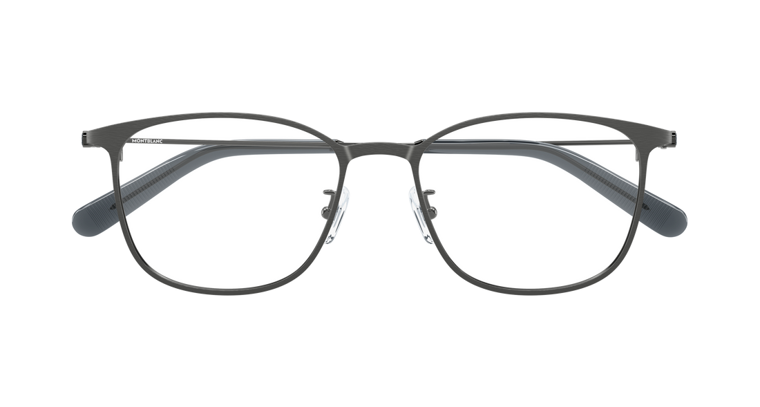 Occhiali da vista montblanc mb0463ol 006 plateado rectangular / squared masculino taglia 57mm - Vista dettagliata