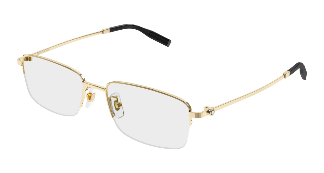 Lunettes de vue montblanc mb0529oa 002 dorado rectangular / squared masculino taille 54mm - Vue principale