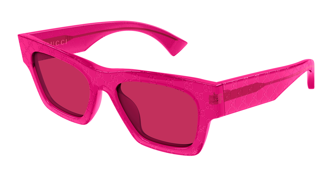 Óculos de sol gucci gg1835s 008 rosa rectangular / squared femenino tamanho 52mm - Vista principal