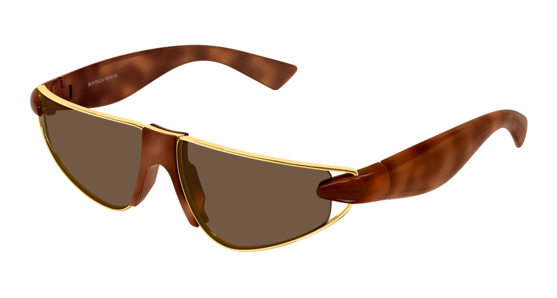 Lunettes de soleil bottega veneta bv1523s 002 havana cat eye femenino taille 58mm - Vue principale