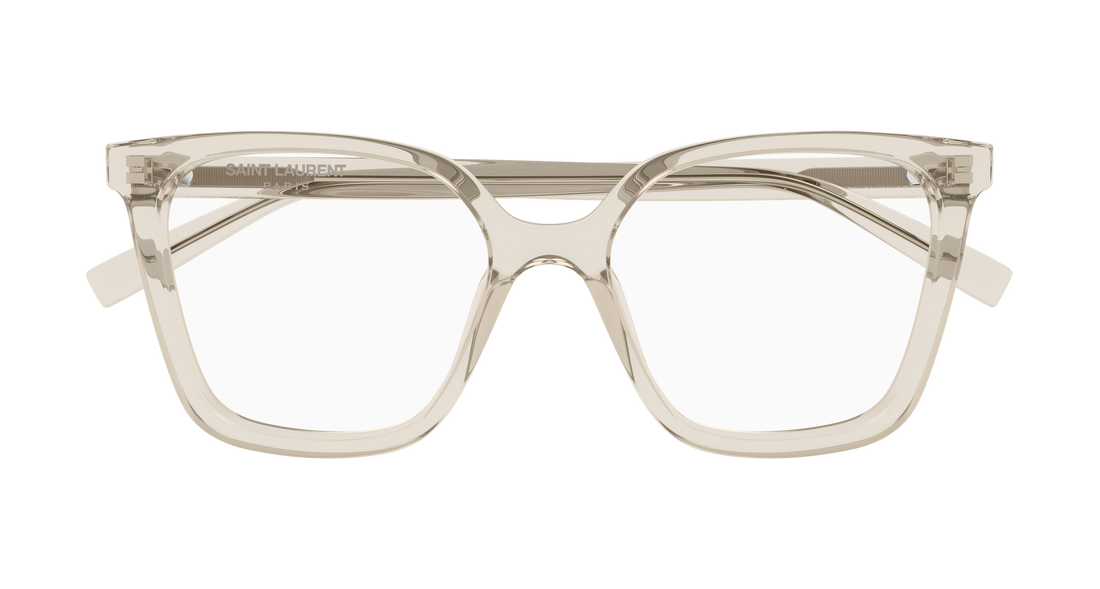 Brillen saint laurent sl 910 004 beige cat eye femenino größe 53mm - Detailansicht