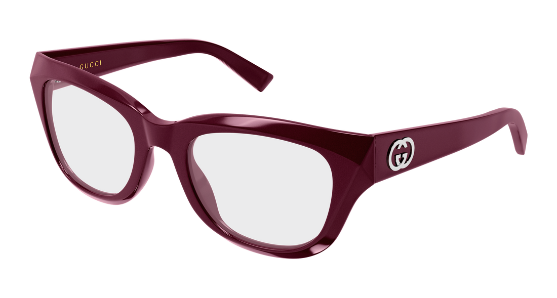 Lunettes de vue gucci gg2202o 008 rojo geometrical/directional femenino taille 53mm - Vue principale