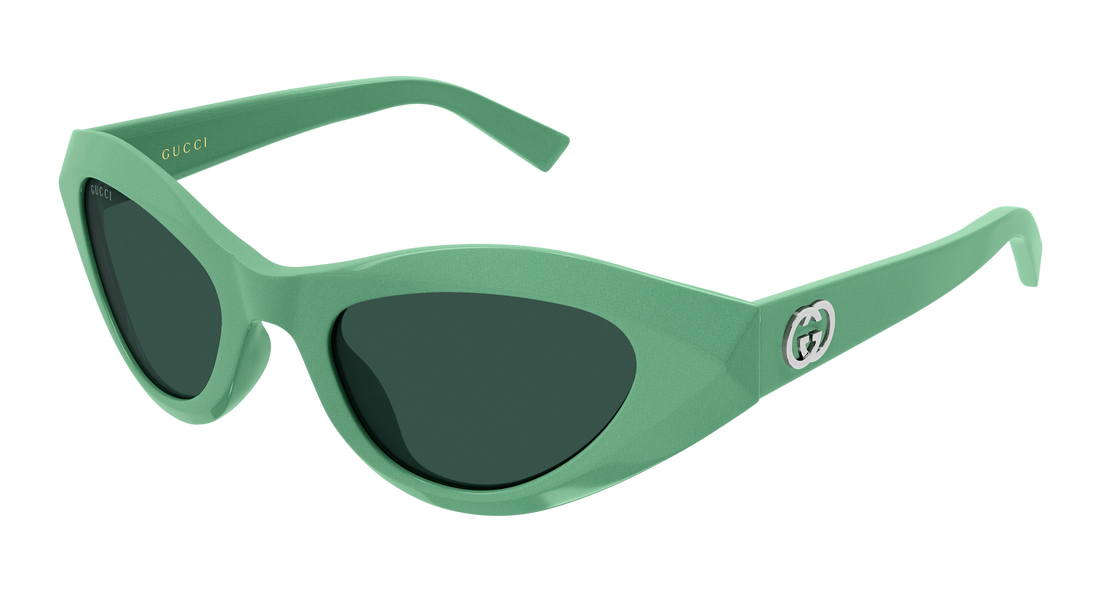 Sonnenbrillen gucci gg2201s 005 verde geometrical/directional femenino größe 50mm - Hauptansicht