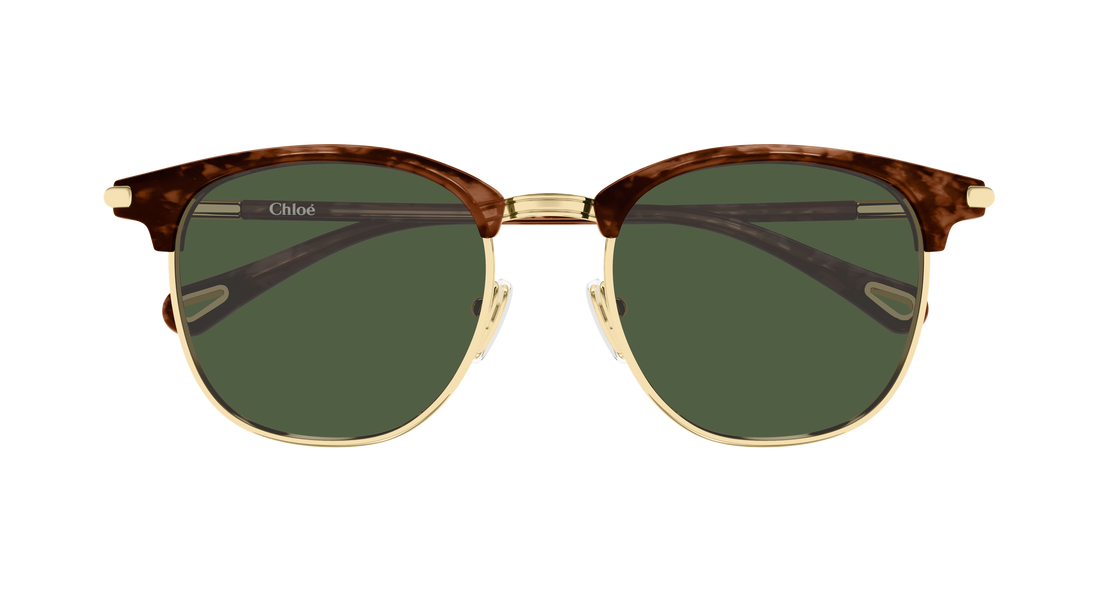Lunettes de soleil chloé ch0384s 003 dorado round/oval/panthos femenino taille 52mm - Vue détaillée