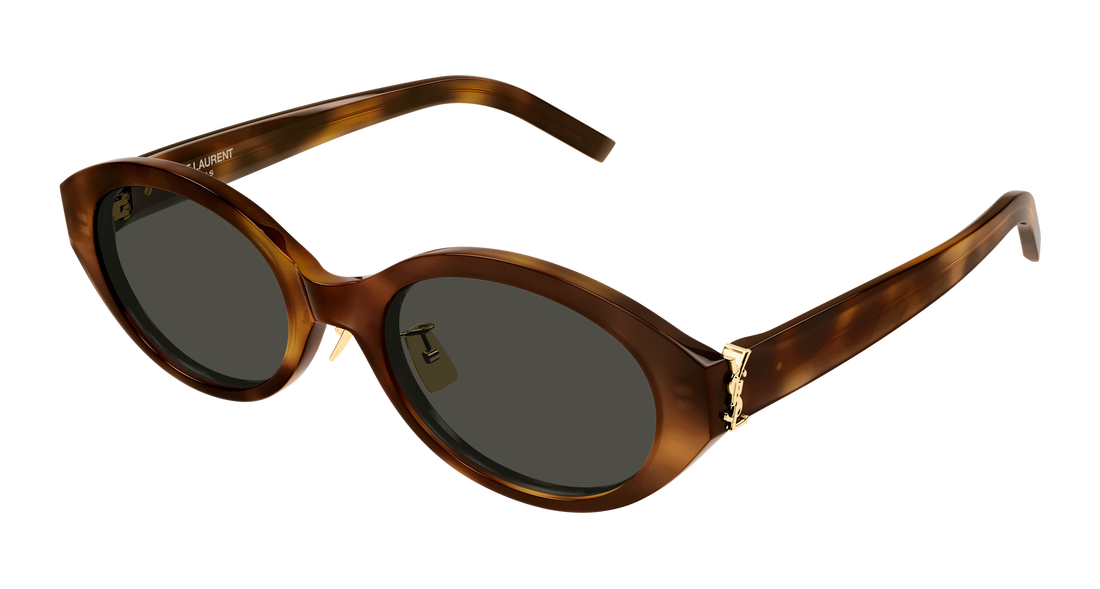 Lunettes de soleil saint laurent sl m181/j 003 havana round/oval/panthos femenino taille 54mm - Vue principale
