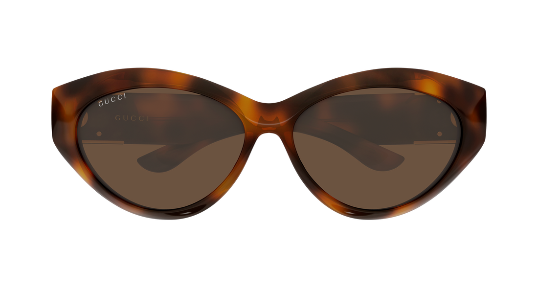 Sonnenbrillen gucci gg2269s 002 havana cat eye femenino größe 64mm - Detailansicht