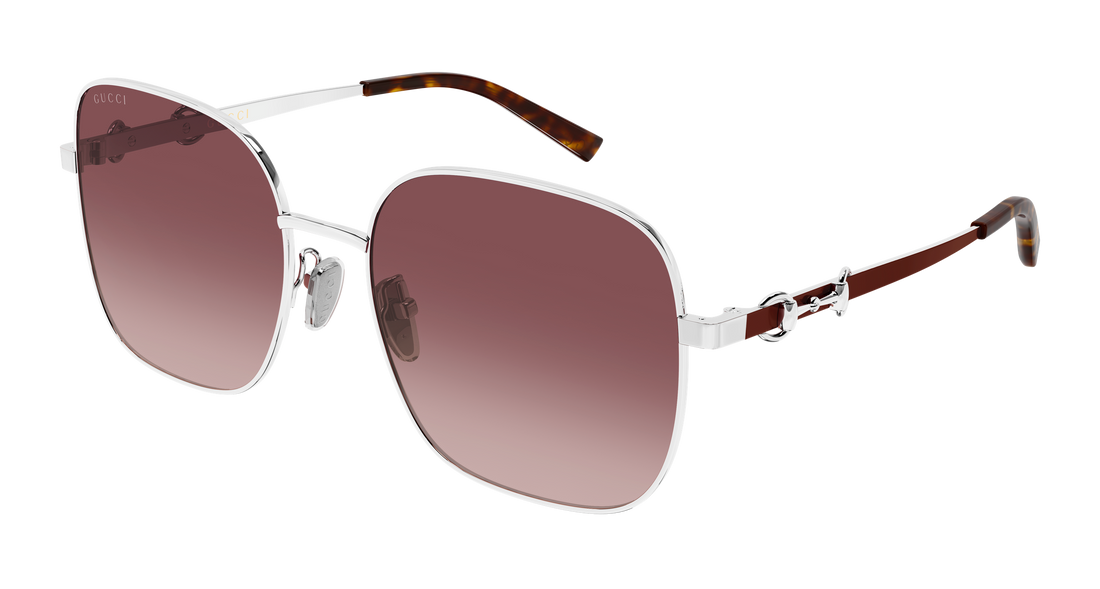 Occhiali da sole gucci gg2053s 003 plateado rectangular / squared femenino taglia 58mm - Vista principale