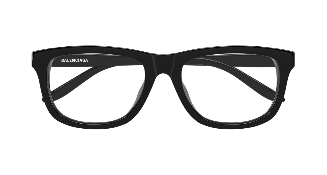 Brillen balenciaga bb0531o 007 negro rectangular / squared masculino größe 57mm - Detailansicht