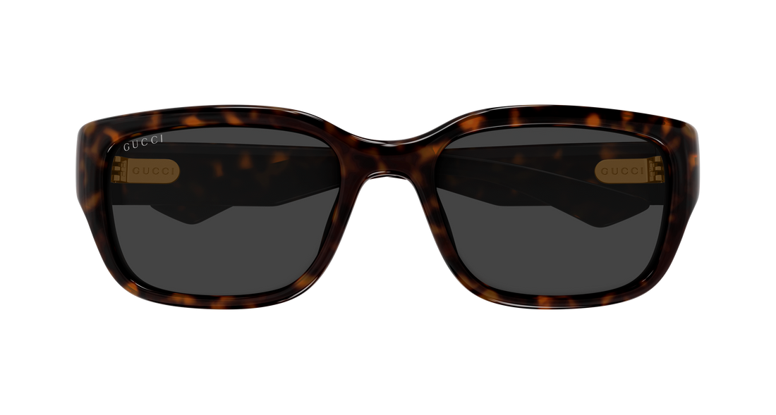 Lunettes de soleil gucci gg2241sk 002 havana rectangular / squared masculino taille 56mm - Vue détaillée