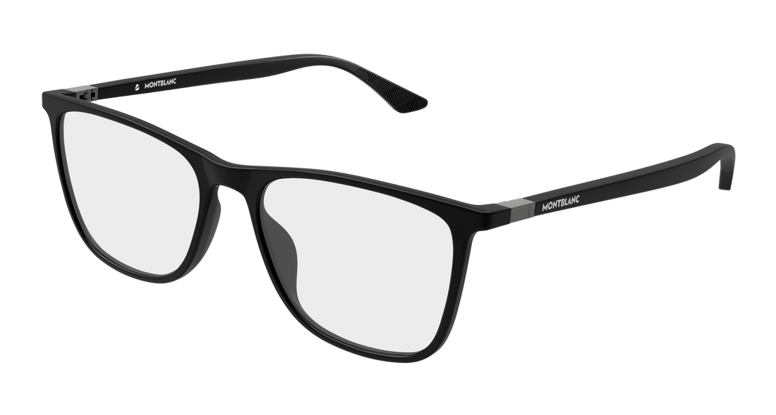 Lunettes de vue montblanc mb0510o 002 negro rectangular / squared masculino taille 54mm - Vue principale