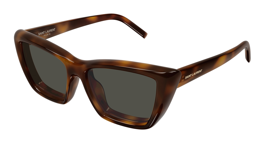 Sonnenbrillen saint laurent sl 276 mica plump 002 havana cat eye femenino größe 55mm - Hauptansicht