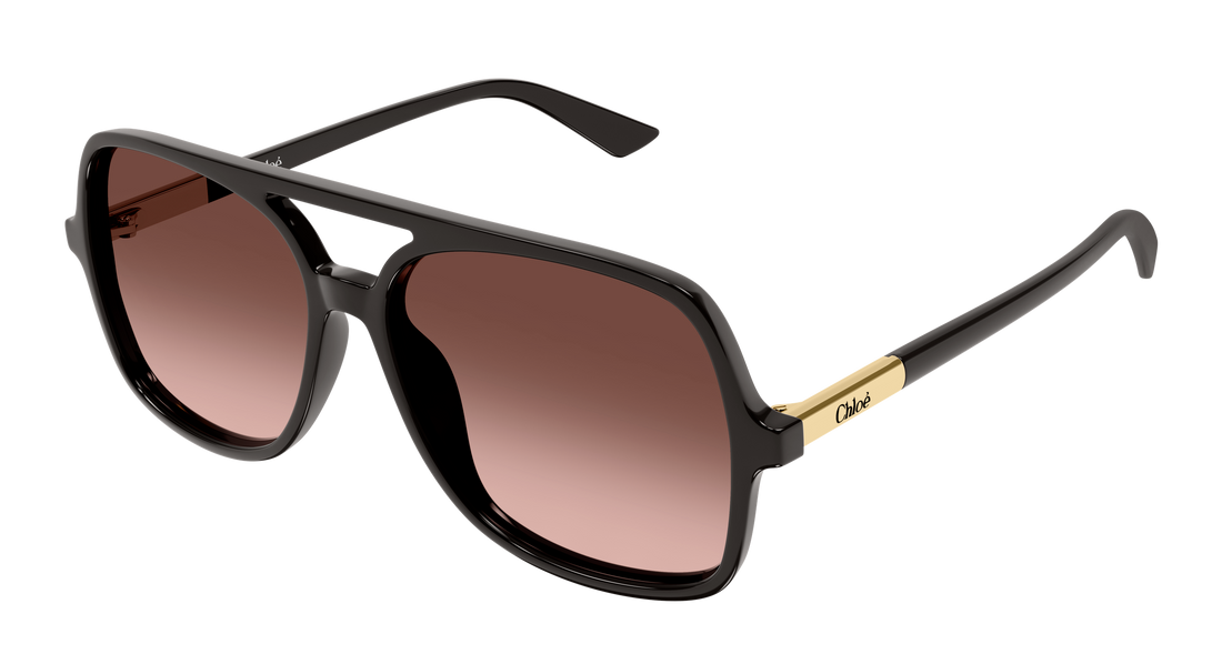 Sonnenbrillen chloé ch0364s 004 gris pilot/navigator femenino größe 57mm - Hauptansicht