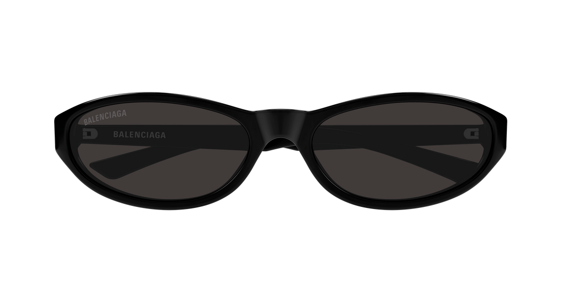 Óculos de sol balenciaga bb0007s 014 negro round/oval/panthos unisex tamanho 59mm - Vista de detalhe
