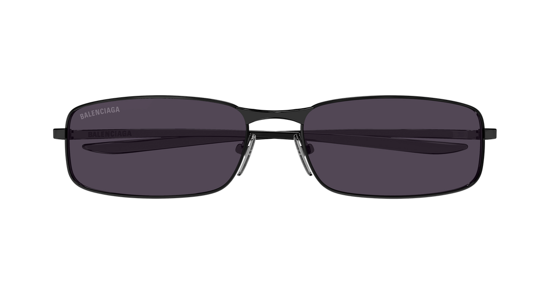 Occhiali da sole balenciaga bb0493s 004 gris rectangular / squared masculino taglia 62mm - Vista dettagliata