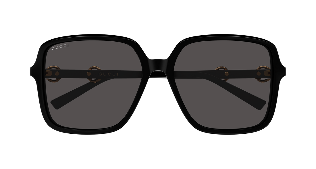 Lunettes de soleil gucci gg2219sa 001 negro butterfly femenino taille 59mm - Vue détaillée