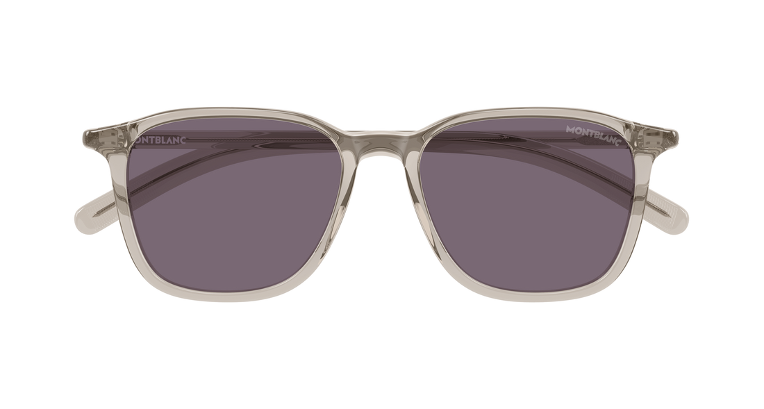 Gafas de sol montblanc mb0325s 006 beige round/oval/panthos masculino talla 53mm - Vista de detalle