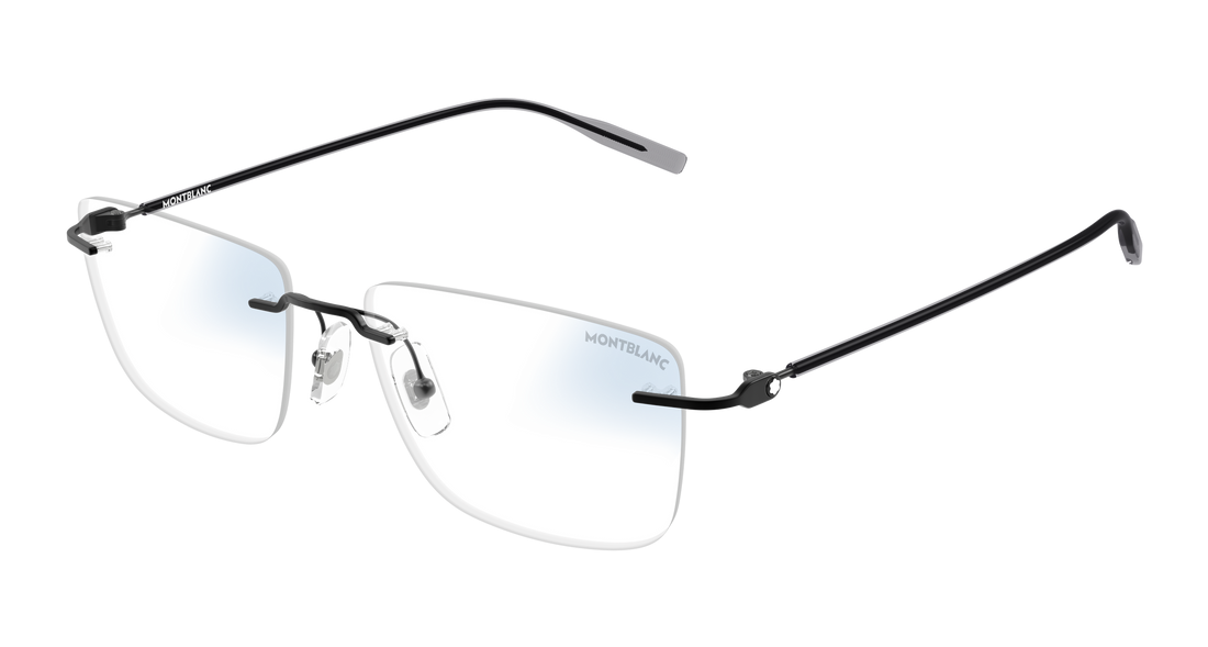 Gafas de sol montblanc mb0429s 006 negro rectangular / squared masculino talla 56mm - Vista principal