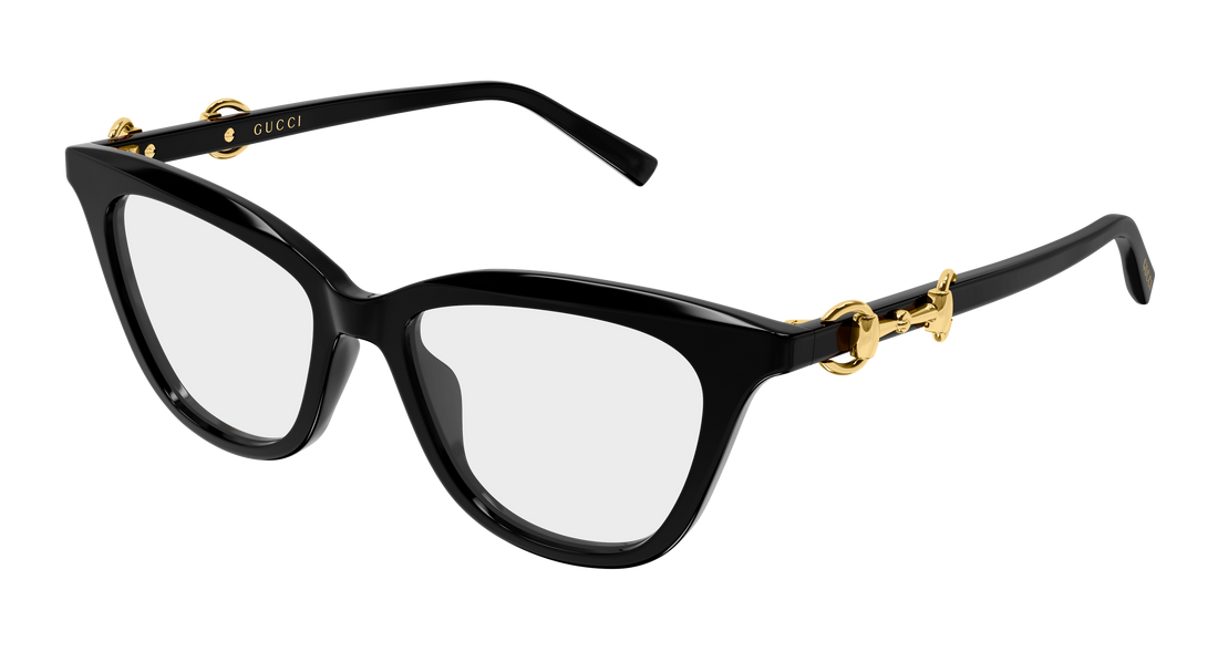 Brillen gucci gg2218o 005 negro cat eye femenino größe 52mm - Hauptansicht