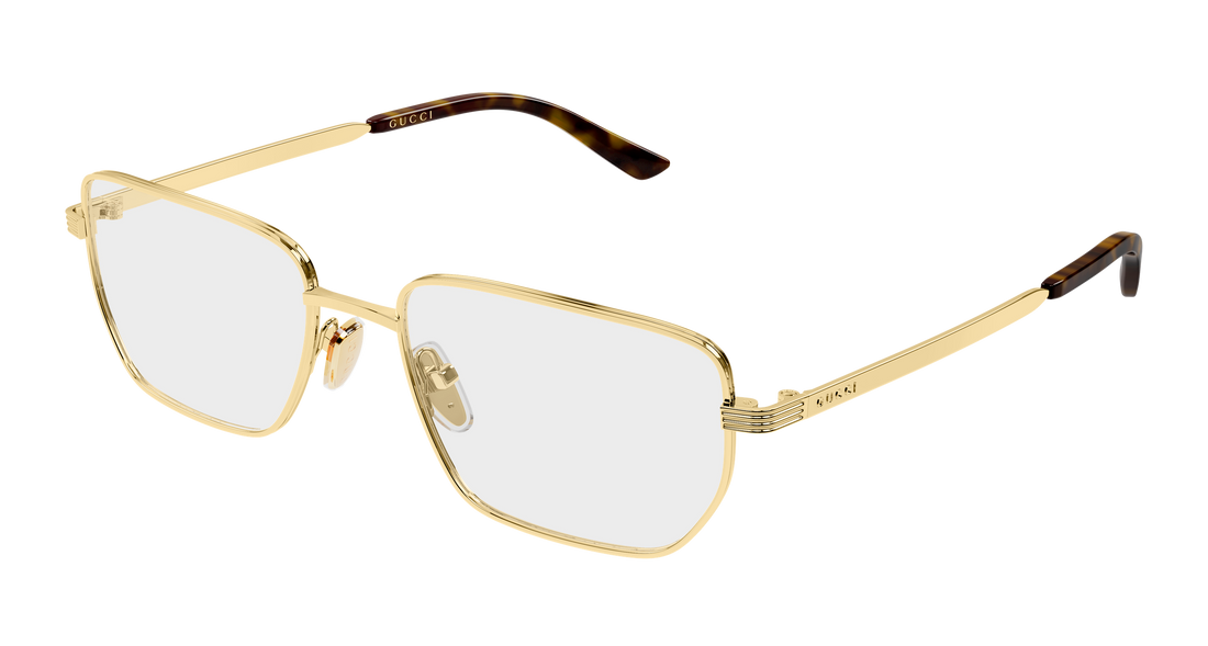 Lunettes de vue gucci gg2225o 005 dorado rectangular / squared femenino taille 57mm - Vue principale