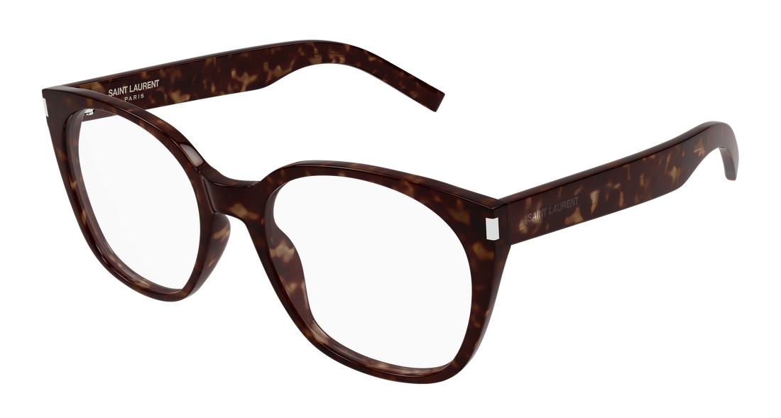 Brillen saint laurent sl 897 002 havana cat eye femenino größe 55mm - Hauptansicht