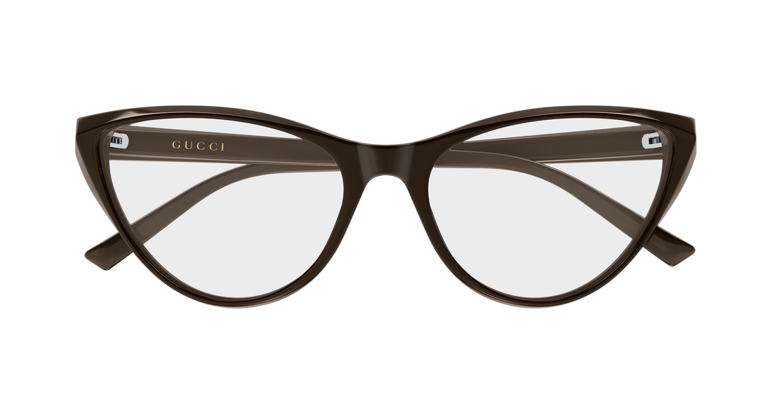 Brillen gucci gg2205o 003 marron cat eye femenino größe 55mm - Detailansicht
