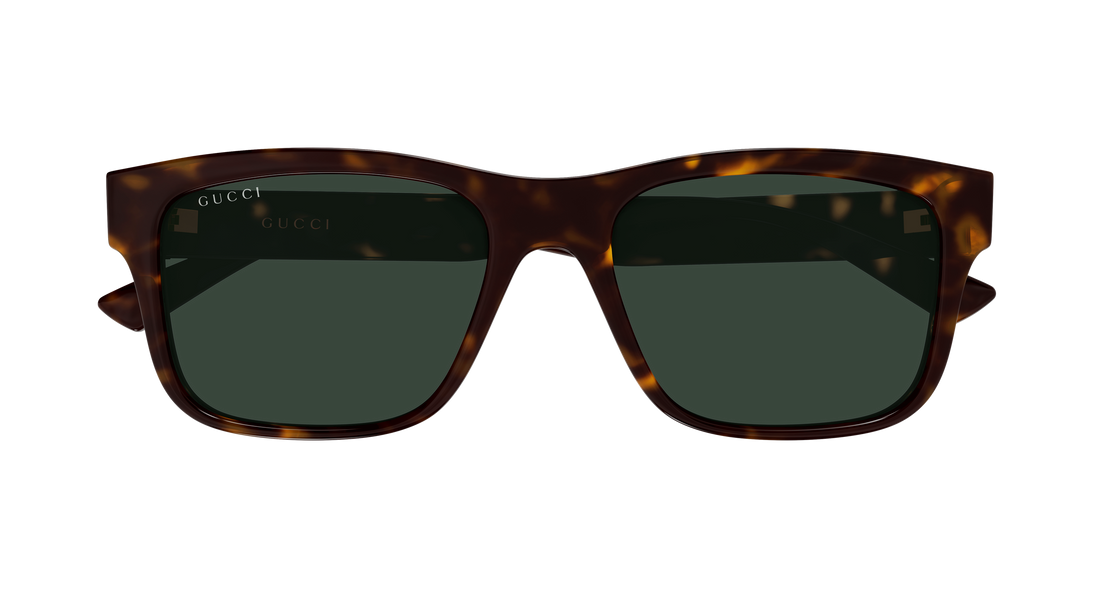 Gafas de sol gucci gg2085s 002 havana rectangular / squared masculino talla 55mm - Vista de detalle