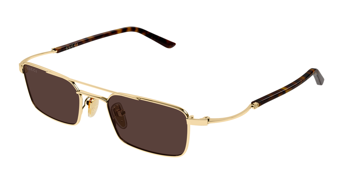 Lunettes de soleil gucci gg2258s 002 dorado rectangular / squared unisex taille 49mm - Vue principale